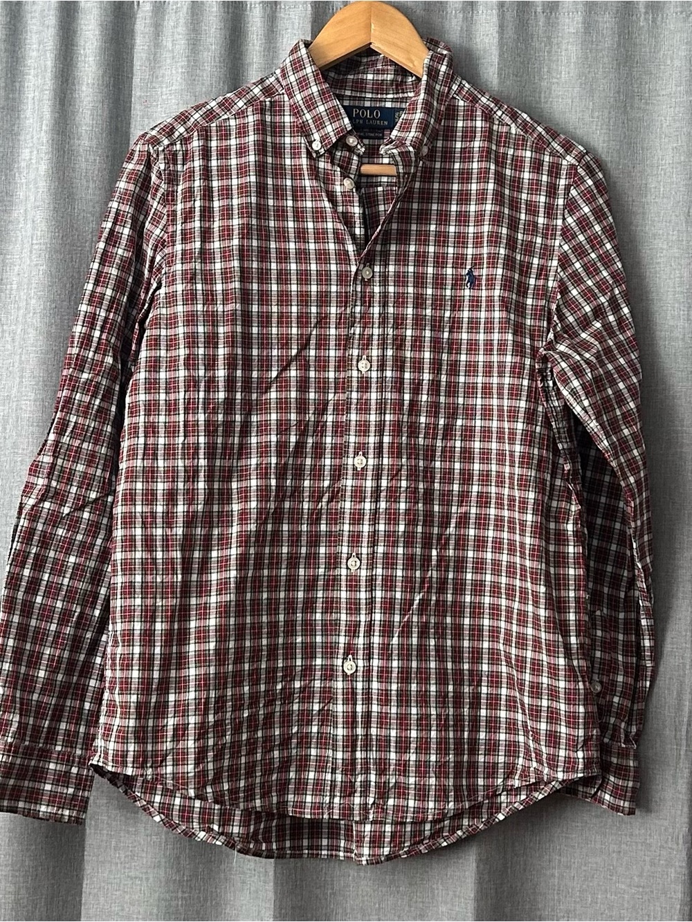Ralph Lauren Plaid Button Down Shirt